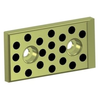 Placa autolubrificanta de alunecare VDI 3357 seria E40.06, 60x100 mm