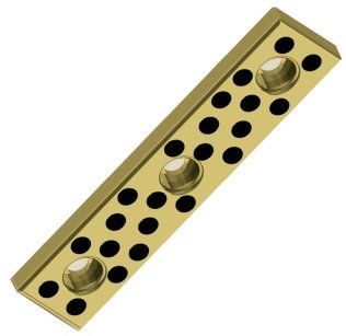 Placa autolubrificanta de alunecare seria E40.08, 38x100 mm