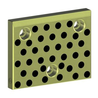 Placa autolubrificanta de alunecare VDI 3357 seria E40.12, 100x200 mm