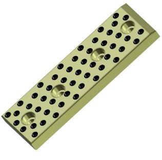 Placa autolubrificanta de alunecare VDI 3357 seria E40.18, 100x350 mm
