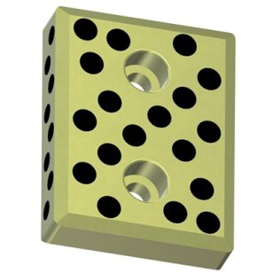 Bara autolubrificanta de alunecare seria E42.10, 75x100x38 mm