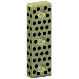 Bara autolubrificanta de alunecare seria E42.12, 25x110x15 mm