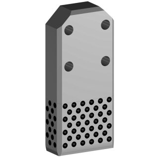 Placa alunecare autolubrificanta otel CK45 + grafit seria E42.13, 63x224x36mm