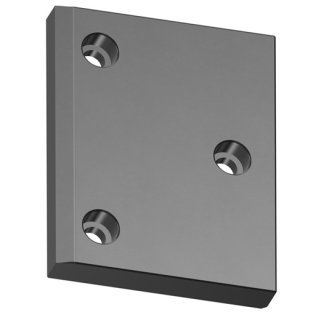 Placa de alunecare din otel 16MnCr5 VDI 3357 seria E40.13, 100x100 mm