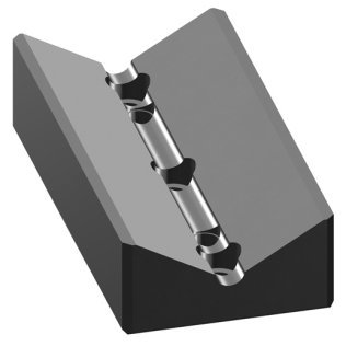 Bara prismatica seria E43.20. standard VDI 3357 din otel CK45, 125x200 mm