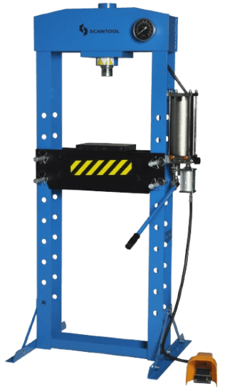Presa atelier actionata pneumatic cu pedala picior sau manual WSP 20P