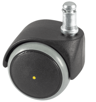 Roata ESD din cauciuc diametru 50mm cu franare la asezare
