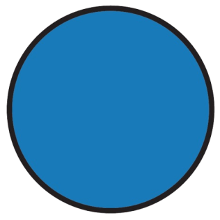 Banda marcaj LeanStripe 5 cm albastru deschis