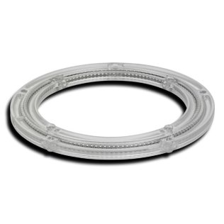 Rulment peridoc 360°, Ø230mm, plastic, transparent