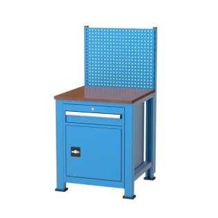 Banc de lucru port scule cu sertar si dulap 700x700x850mm
