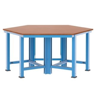 Banc de lucru hexagonal 1830x1585x850mm