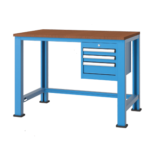 Banc de lucru cu 3 sertare 1120x700x850mm