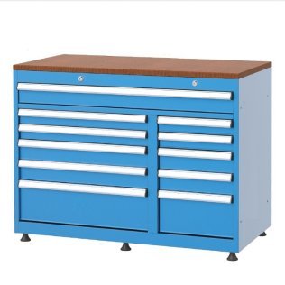 Banc de lucru cu 11 sertare 1120x600x800mm