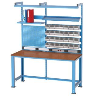 Banc de lucru asamblare cu 28 cutii 1700x700x850mm
