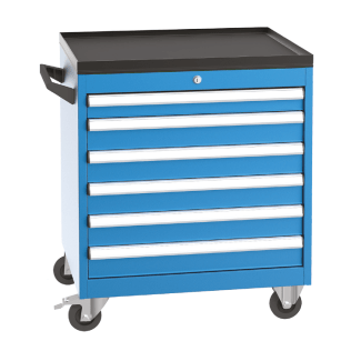 Dulap metalic mobil cu 6 sertare 710x570mm