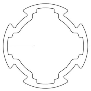 Profil aluminiu rotund compatibil ITEM, Ø30mm