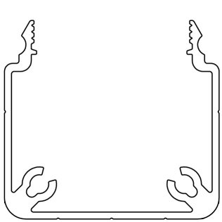 Profil aluminiu compatibil ITEM Canal I KK4040 40x37mm Lungime=3000mm