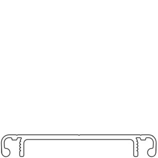 Profil aluminiu compatibil ITEM, Capac canal I KK60D 60x8.4mm Lungime 3000mm