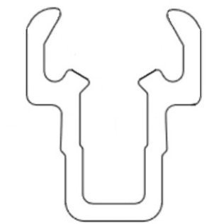 Profil aluminiu compatibil ITEM, Profil special fixare Ø6mm, Canal 5