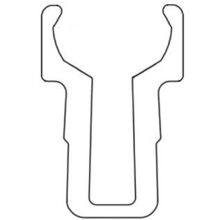 Profil aluminiu compatibil ITEM, Profil special fixare Ø10mm, Canal 8