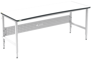 Masa de lucru ESD inaltimea reglabila manual sistem H 2000/700 ergonomic negru