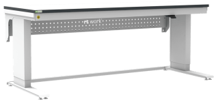 Masa de lucru ESD inaltimea reglabila electric sistem L-Light 1800/700 ergonomic negru