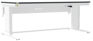 Masa de lucru ESD inaltimea reglabila electric sistem L-Light 1800/800 dreptunghiular negru