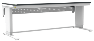 Masa de lucru ESD inaltimea reglabila electric sistem L-Light 2000/700 ergonomic negru