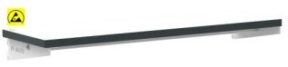Raft ESD disipativ pentru banc de lucru ESD 890/300 mm negru