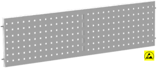 Panou perforat ESD 1100x298 mm negru