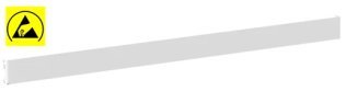 Bara ESD de prindere banc de lucru 1142 mm gri