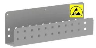 Suport ESD cabluri banc de lucru 450 mm negru