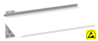 Suport articulat ESD pentru tastatura negru