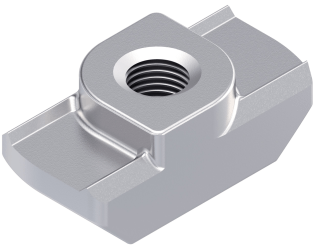 Piulita din otel zincat fanta T canal 8 mm M4 profil aluminiu BOSCH REXROTH