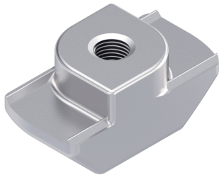 Piulita din otel zincat fanta T canal 10 mm M4 profil aluminiu BOSCH REXROTH