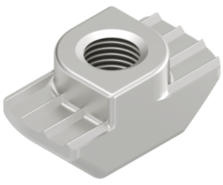 Piulita din otel inoxidabil fanta T canal 10 mm M6 profil aluminiu BOSCH REXROTH