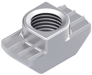 Piulita din otel zincat fanta T canal 10 mm M8 profil aluminiu BOSCH REXROTH