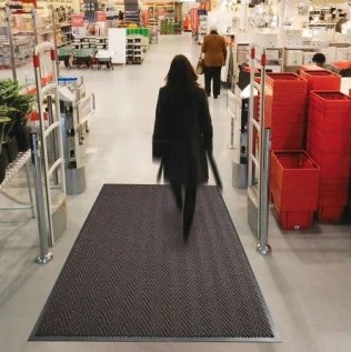 Covoras de stergere din PP antracit 600x900 mm