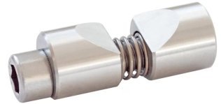 Clemă pentru cilindrii | d1=12 mm / oțel inoxidabil | 23341.0512