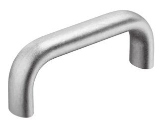 Maner tip U EH 24300.0100 din aluminiu lucios