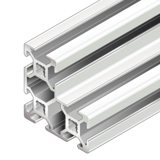 Profil aluminiu BOSCH REXROTH 20x40x40 3000 mm neprelucrat