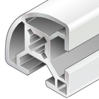 Profil aluminiu BOSCH REXROTH 30x30 R 50-6070 mm Quick & Easy