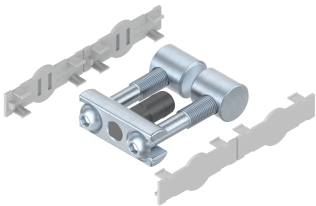 Conector frontal profil aluminiu BOSCH REXROTH