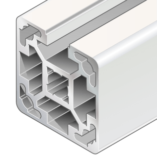 Profil aluminiu BOSCH REXROTH 40x40L 1N 6070 mm neprelucrat