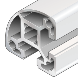 Profil aluminiu BOSCH REXROTH 40x40L R 6070 mm neprelucrat