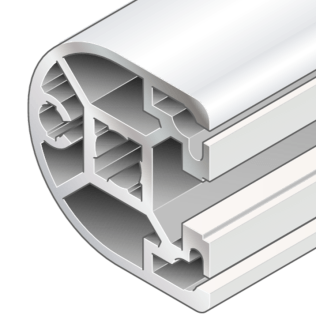 Profil aluminiu BOSCH 40x40 HR 110-6000 mm M12/M12