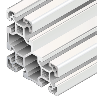 Profil aluminiu BOSCH REXROTH 40x80x80L 6070 mm neprelucrat
