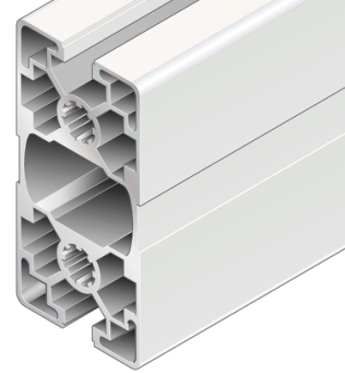 Profil aluminiu BOSCH REXROTH 45x90L 2N 6070 mm neprelucrat
