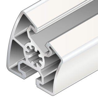 Profil aluminiu BOSCH REXROTH 45x30° 6070 mm neprelucrat