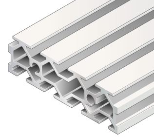 Placa aluminiu cu caneluri 30x100 M BOSCH REXROTH 5600 mm